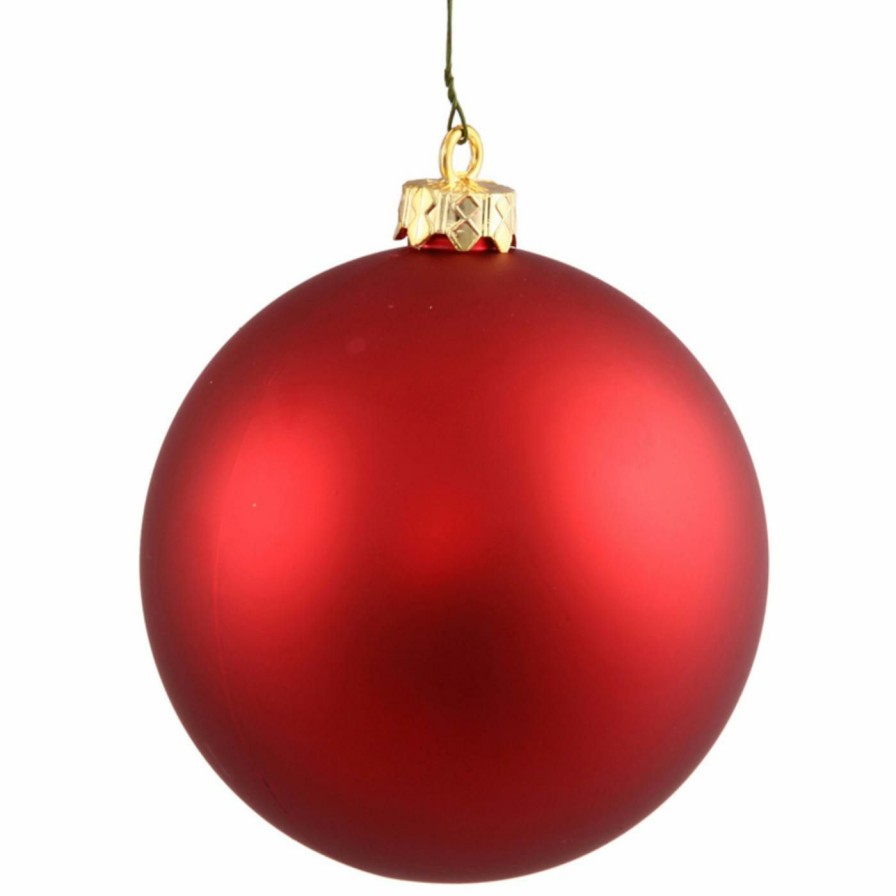 Ornaments * | Deals Metallic Ornaments Vickerman 3 In. Matte Ball Ornament Set Of 32