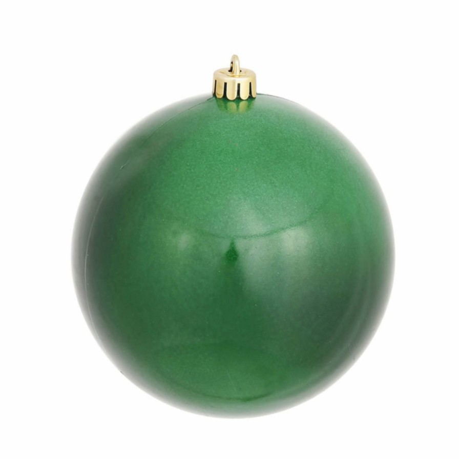 Ornaments * | Cheapest Green Ornaments Vickerman 4 In. Candy Ball Shatterproof Ornament Set Of 6