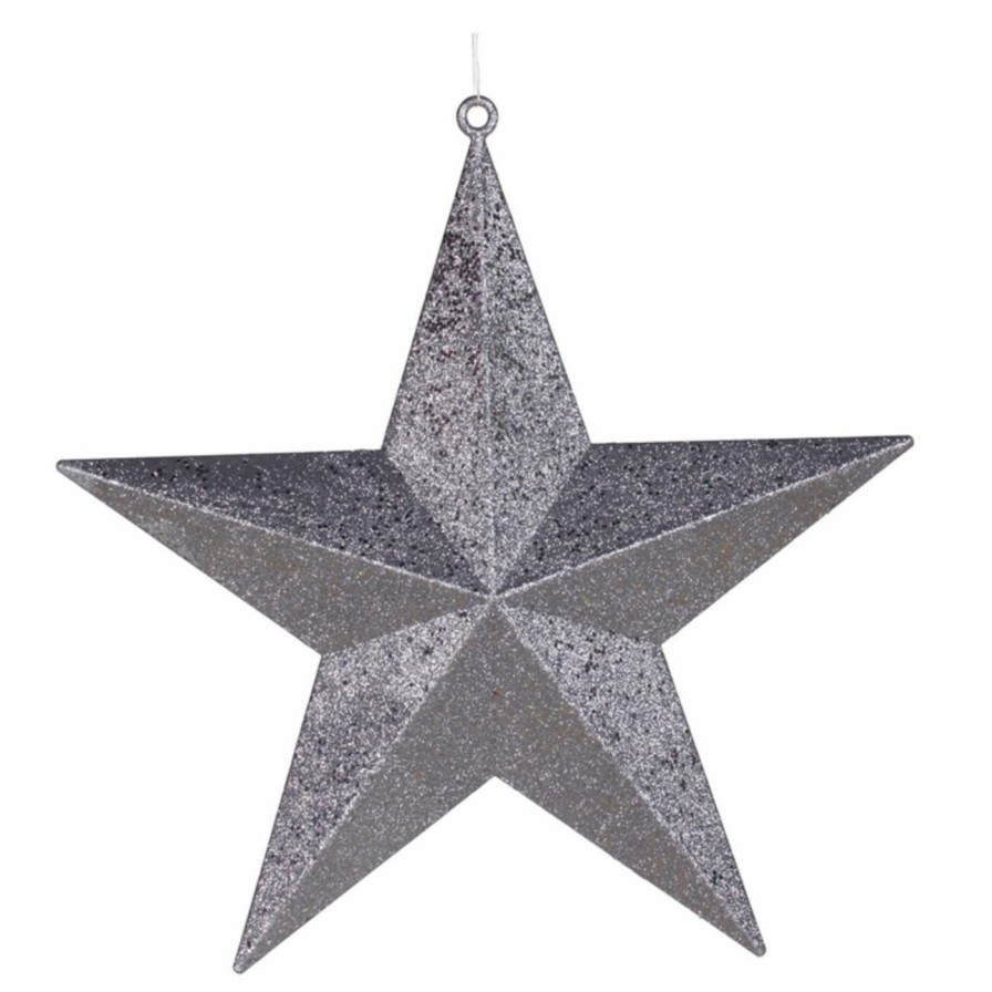 Ornaments * | Brand New Metallic Ornaments Vickerman Commercial Size Glitter Star Christmas Ornament