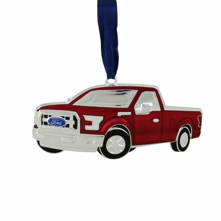 Ornaments * | Best Sale Red Ornaments Northlight 2.5 In. Ford F-150 Pickup Truck Ornament