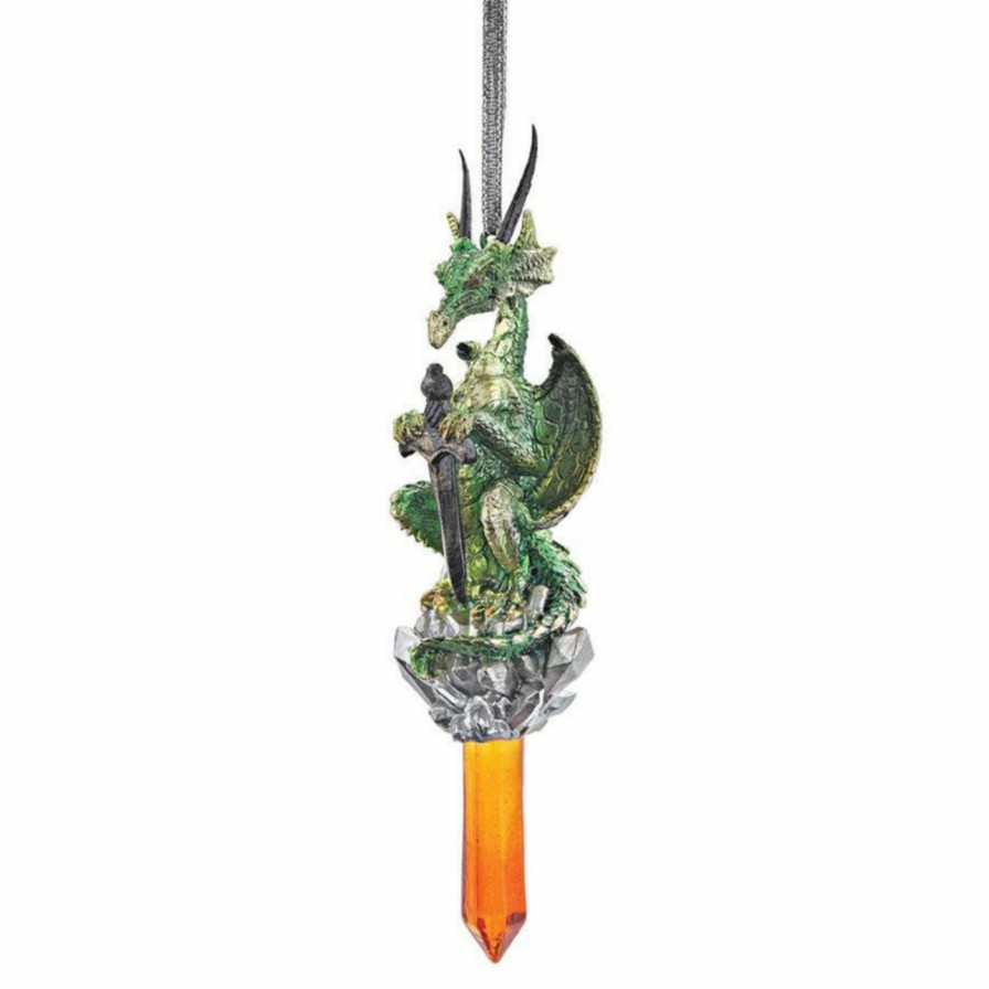 Ornaments * | Deals Multicolored Ornaments Design Toscano Cicles The Gothic Dragon Holiday Ornament 3