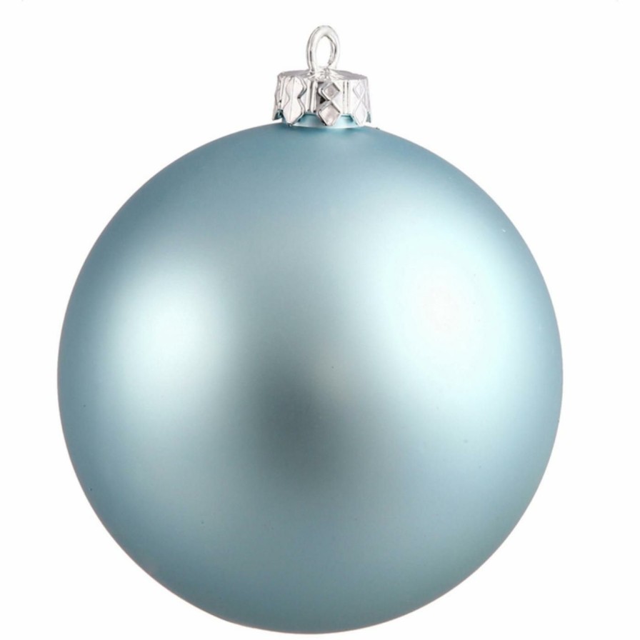 Ornaments * | Hot Sale Ornaments Vickerman 2.75 In. Matte Ball Ornament Set Of 12