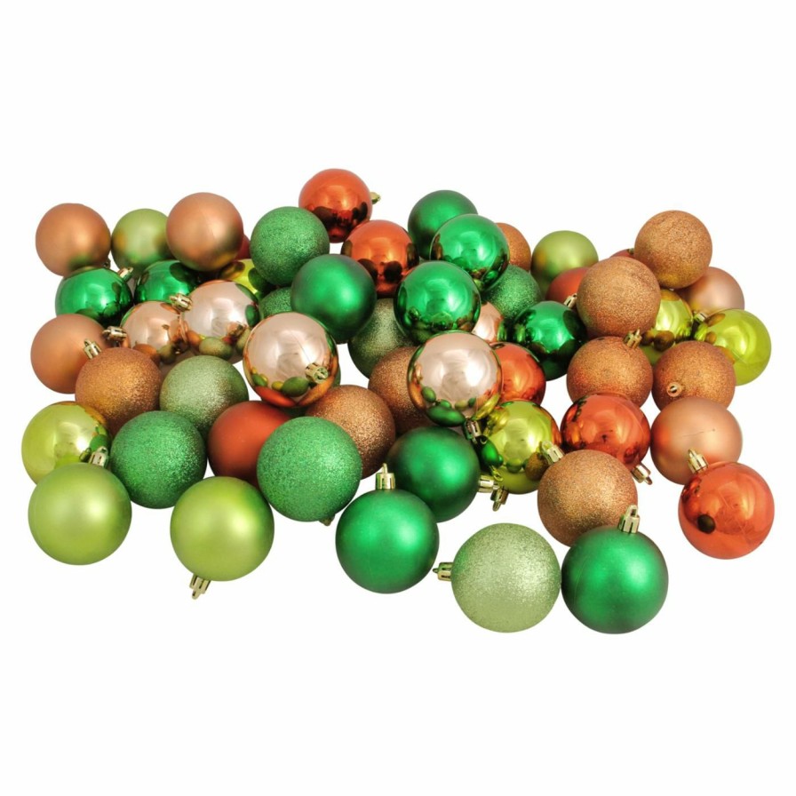 Ornaments * | Best Deal Multicolored Ornaments Northlight 60 Piece 2.5 In. Shatterproof Ball Ornament Set