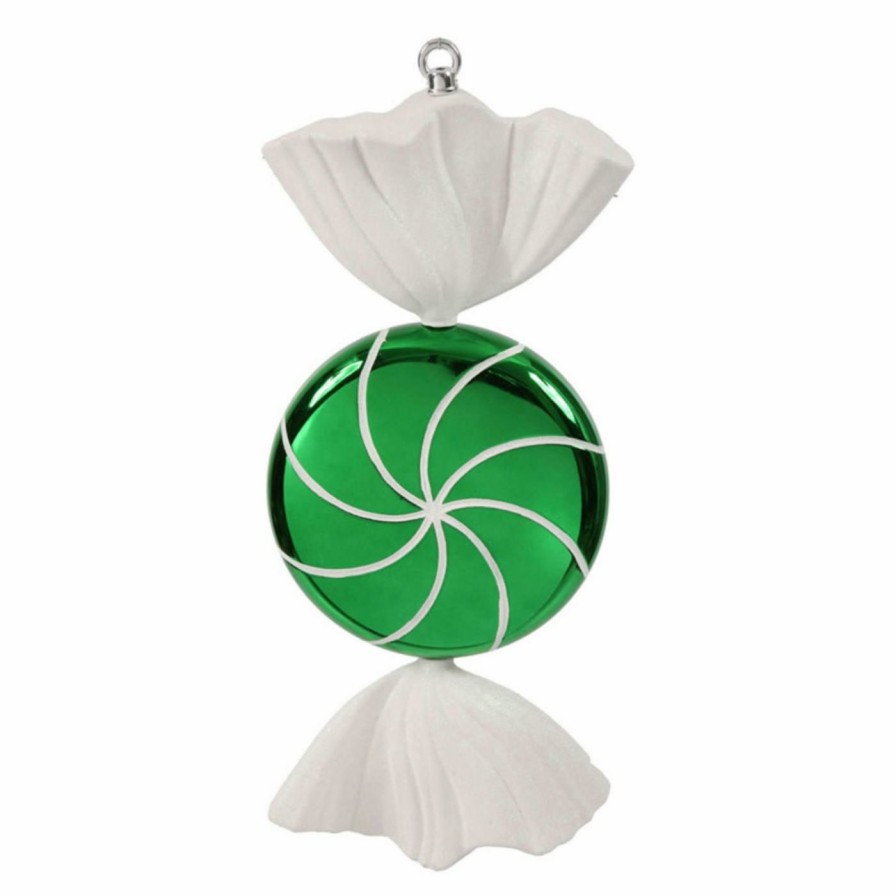 Ornaments * | Best Reviews Of Ornaments Vickerman 18.5 In. Swirl Candy Ornament