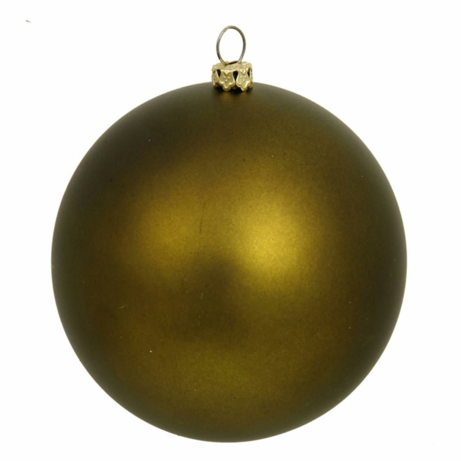 Ornaments * | Promo Metallic Ornaments Vickerman 6 In. Matte Ball Shatterproof Ornament Set Of 4