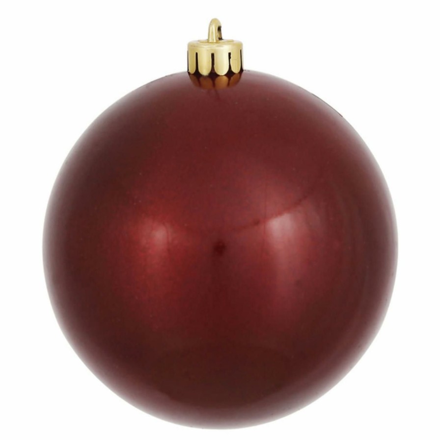 Ornaments * | Best Deal Yellow Ornaments Vickerman 10 In. Candy Ball Ornament