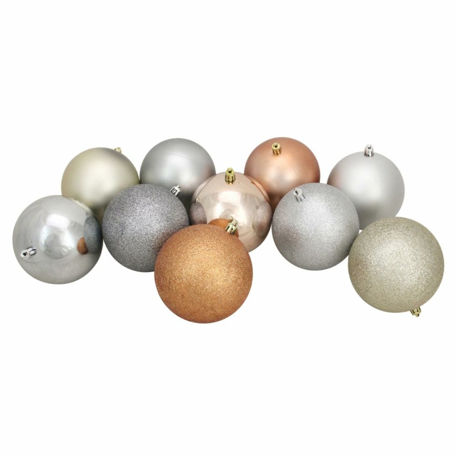 Ornaments * | Promo Multicolored Ornaments Northlight 12 Piece 4 In. Shatterproof Ball Ornament Set